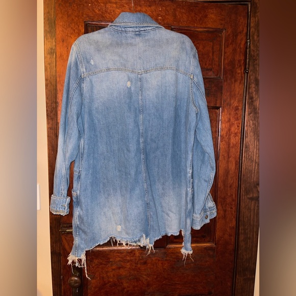 Free People Moonchild Denim Shacket - Picture 3 of 4